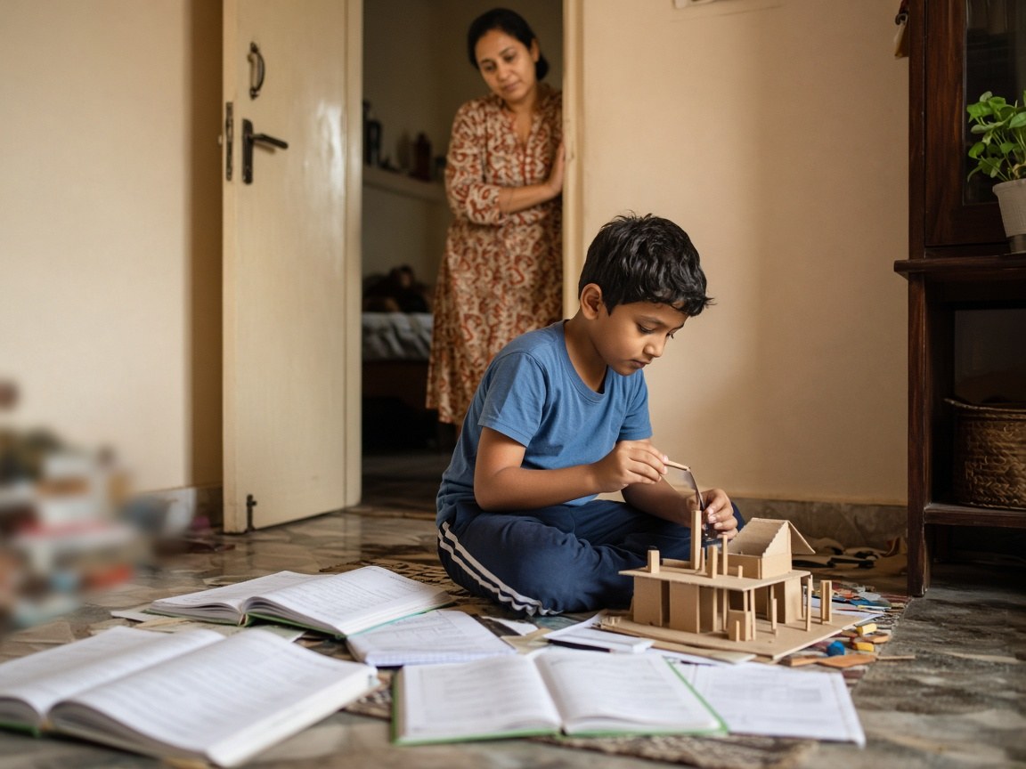 Parent noticing a child’s deep focus at home